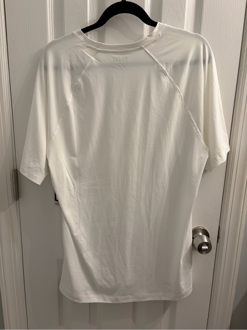 RHONE Men’s White Athleisure Short Sleeve Performance Reign Tee - Picture 7 of 14